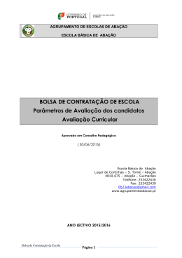 the PDF file - Agrupamento de Escolas de Abação