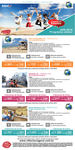 VEJA MAIS.... - Vittoria Viagens