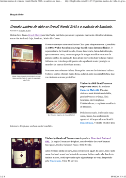 (Grandes mestres do vinho no Grandi Marchi 2013 e a aus\352ncia