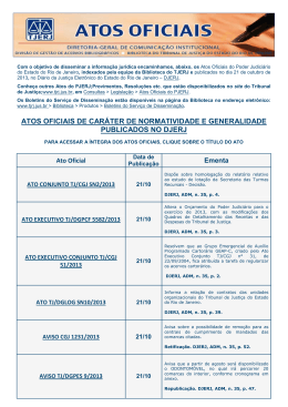 21-10-2013 - Tribunal de Justiça do Estado do Rio de Janeiro