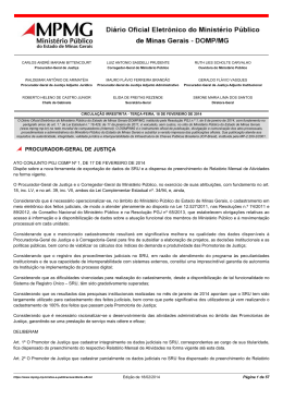 procurador-geral de justi&ccedil;a - Minist&eacute;rio P&uacute;blico de Minas Gerais