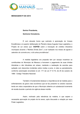 238/15 - C&acirc;mara Municipal de Manaus