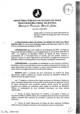 ato pgj 454 - 2013 - Minist&eacute;rio P&uacute;blico do Estado do Piau&iacute;