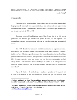 Aposentadoria Article III