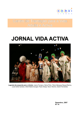 Jornal Vida Activa nº14 - Capa