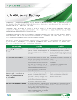 CA ARCserve® Backup
