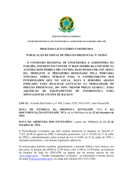 processo licitat&oacute;rio n&deg;1025583/2014 publica&ccedil;&atilde;o de edital de preg&atilde;o