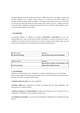 A Dirigente Regional de Ensino da Diretoria de Ensino &ndash; Regi&atilde;o de
