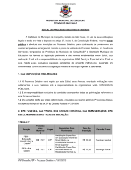 Edital de Abertura - MGA Concursos P&uacute;blicos