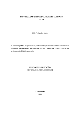 PONTIF&Iacute;CIA UNIVERSIDADE CAT&Oacute;LICA DE S&Atilde;O PAULO PUC