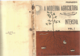 A Moderna Agricultura Intensiva
