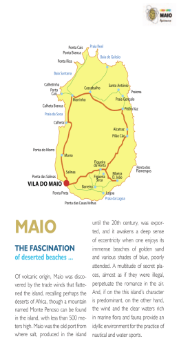 MAIO - Guia Turistico de Cabo Verde