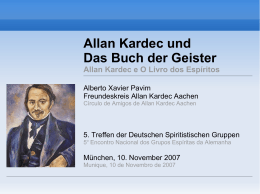 Allan Kardec und Das Buch der Geister