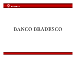 BANCO BRADESCO BANCO BRADESCO