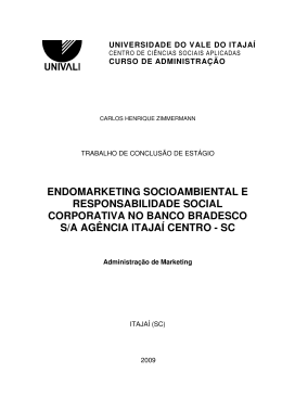 endomarketing socioambiental e responsabilidade social