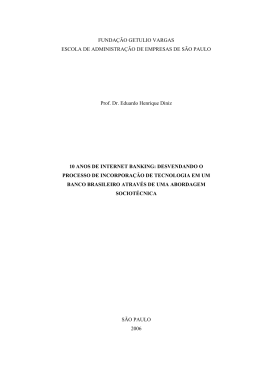 10 Anos de Internet Banking