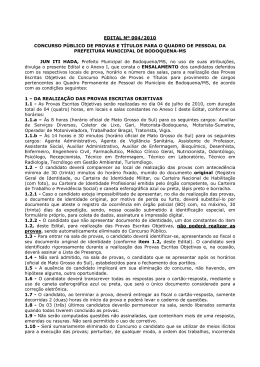 edital n&ordm; 004/2010 concurso p&uacute;blico de provas e t&iacute;tulos para o