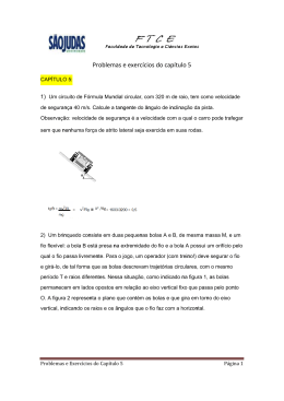 Problemas e exerc&iacute;cios do cap&iacute;tulo 5