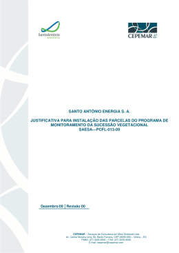 SAESA-PCFL-013-09_Justificativa Implanta&Atilde;&sect;&Atilde;&pound;o das Parcelas_