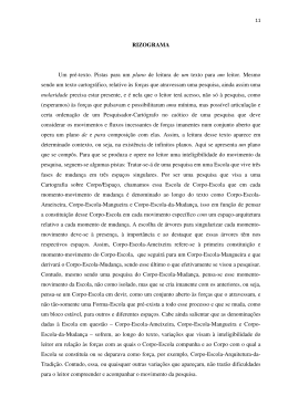 RIZOGRAMA Um pr&eacute;-texto. Pistas para um plano de leitura