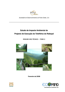 Estudo de Impacte Ambiental do Projecto de