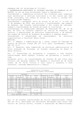 PORT. GP/DG/SGPe n &ordm; 271/2010