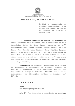 Resolução nº 63/2010