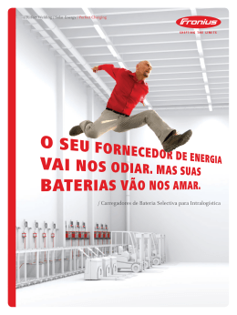 / Carregadores de Bateria Selectiva para Intralog&iacute;stica
