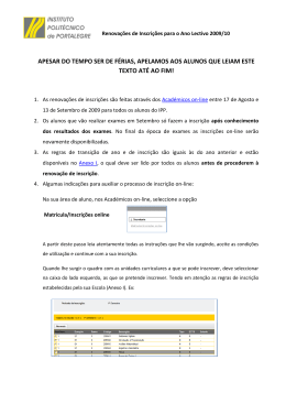 apesar do tempo ser de f&eacute;rias, apelamos aos alunos que leiam este