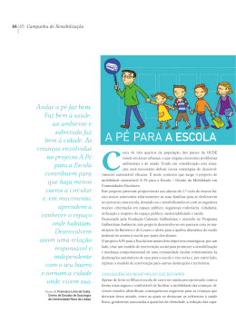 A P&Eacute; PARA A ESCOLA