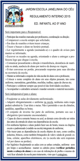 j. e. janelinha do c&eacute;u: educa&ccedil;&atilde;o infantil ao 5&ordm; ano