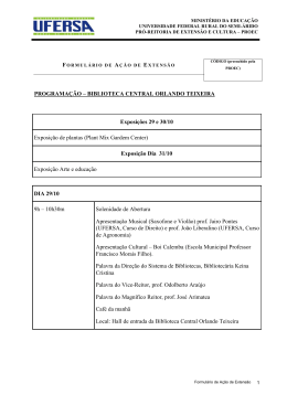 Programa&ccedil;&atilde;o completa &ndash; Semana do Livro e da Biblioteca