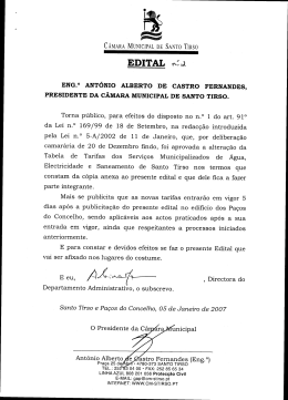 WEDI. w - Câmara Municipal de Santo Tirso
