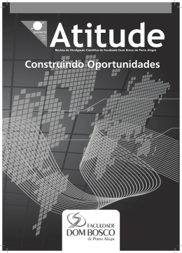 Revista Atitude - Faculdade Dom Bosco de Porto Alegre &middot; Ano VII
