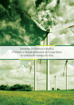 Elementos de Efici&ecirc;ncia Energ&eacute;tica e Fomento &agrave; Gera&ccedil;&atilde;o