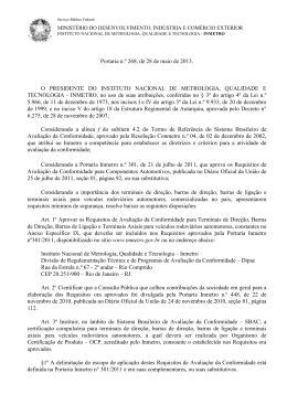 Portaria nº. 268 de 28/05/2013