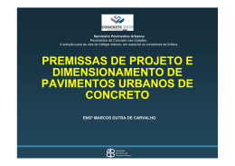 PREMISSAS DE PROJETO E