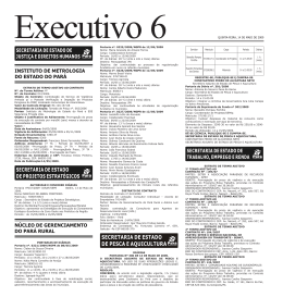 Executivo 6 QUINta-feIra, 14 de MaIO de 2009