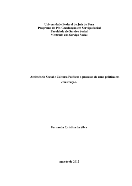 Disserta&ccedil;&atilde;o - Universidade Federal de Juiz de Fora