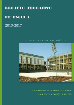 Projeto Educativo de Escola 2013-2017