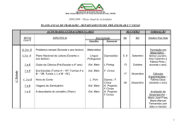 1 2008/2009 &ndash; Plano Anual de Actividades PLANO ANUAL