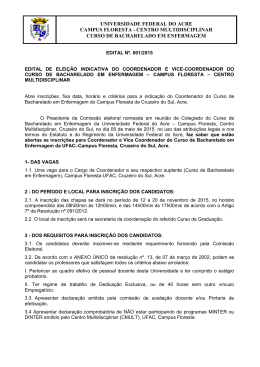 Edital - Universidade Federal do Acre