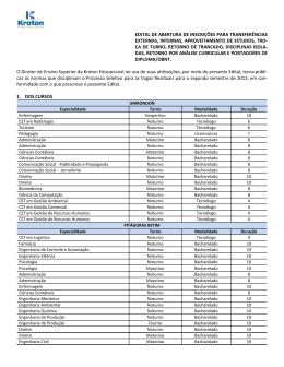 edital de abertura de inscri&ccedil;&otilde;es para transfer&ecirc;ncias