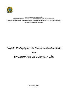 PPC Bacharelado Engenharia da Computa&ccedil;&atilde;o