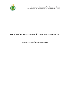 tecnologia da informa&ccedil;&atilde;o - bacharelado (bti) - IMD