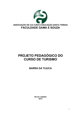 Projeto Pedag&oacute;gico do Curso