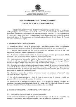 3 &ndash; Edital n&ordm; 461 &ndash; 2014 &ndash; RETIFICADO - Editais