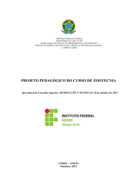 Projeto Pedag&oacute;gico de Curso