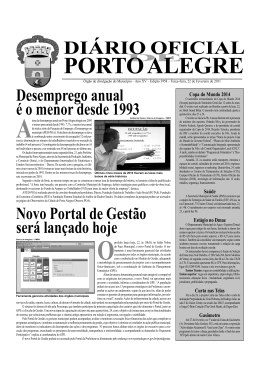 di&aacute;rio oficial porto alegre