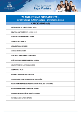 7&ordm; ANO (ENSINO FUNDAMENTAL)